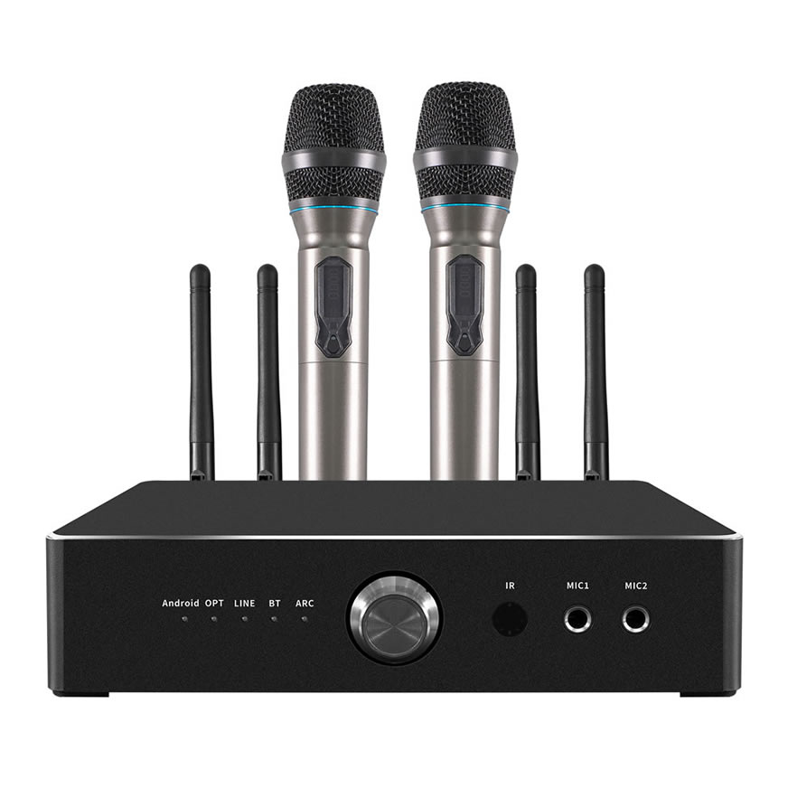Amplificador de karaoke todo en uno iHomeLife HLQ 600W